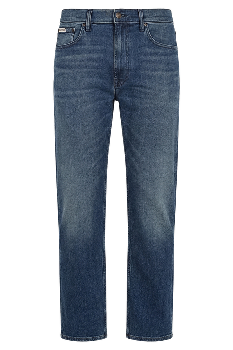 מכנסי ג&rsquo;ינס בגזרה ישרה CALVIN KLEIN