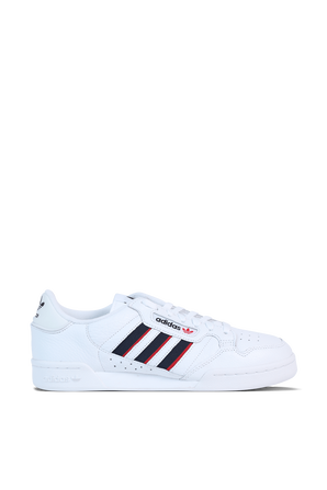 Continental 80 Stripes Shoes in White ADIDAS ORIGINALS