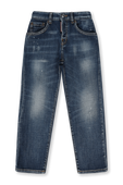 מכנסי ג'ינס עם פרמים - גילאי 4-16 DSQUARED2 KIDS