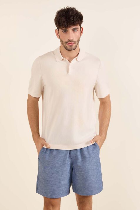 New Venture Short-Sleeve Knit Polo Shirt LULULEMON