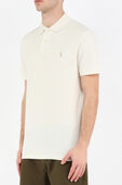 תמונת דוגמן קידמית של Classic Slim Fit Polo Shirt in Ivory