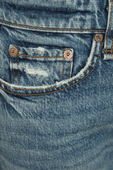 מכנסי ג'ינס קצרים בכחול משופשף RAG & BONE