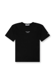 גילאי 4-16 חולצת טי שחורה עם לוגו לבן CALVIN KLEIN