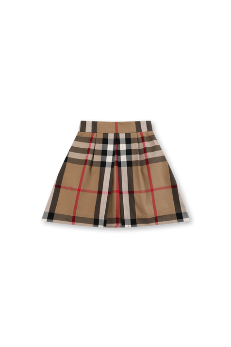חצאית מיני משבצות - גילאי 3-10 שנים BURBERRY
