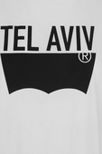 תמונה אחורית של TLV White Destination Tee