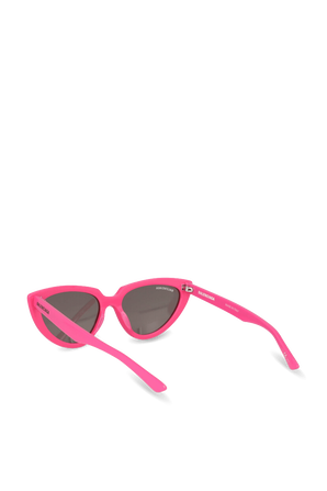 Tip Cat Logo Sunglasses in Pink BALENCIAGA