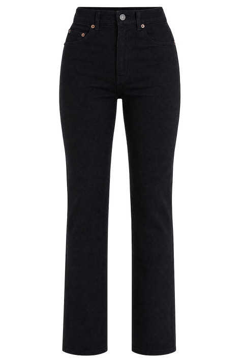 מכנסי ג'ינס בגזרה גבוהה SAINT LAURENT
