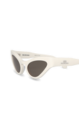 משקפי שמש לבנים עם מסגרת חתולית BALENCIAGA