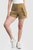 תמונת דוגמן קידמית של Relaxed-Fit Super High Rise Cargo Short