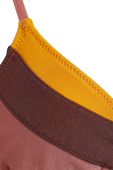חזיית בגד ים טלאים בגווני ורוד, צהוב וסגול TROPIC OF C