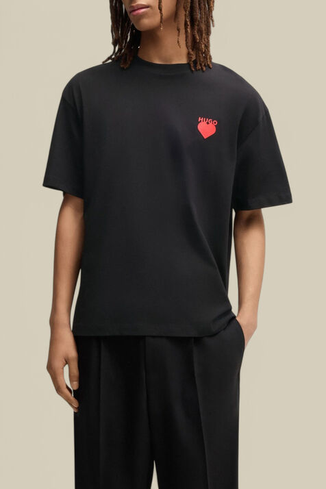 חולצת טי עם הדפס HUGO