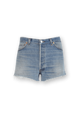 מכנסי ג'ינס קצרים במראה פרום RE/DONE