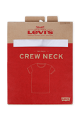 מארז שתי חולצות טי לבנות עם לוגו LEVI`S