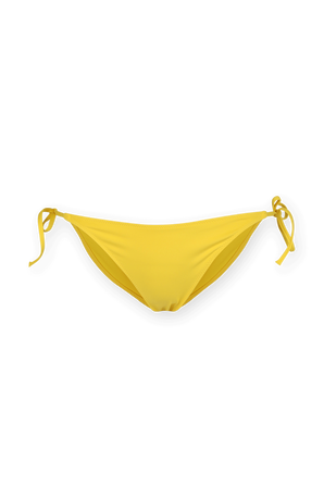 Tie Side Bikini Bottom in Yellow CALVIN KLEIN