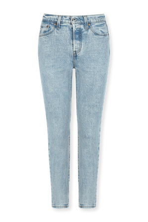 מכנסי ג'ינס וודג'י בהירים משופשפים LEVI`S