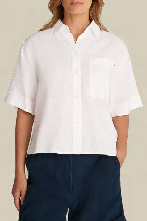 חולצת כפתורים קצרה TOMMY HILFIGER