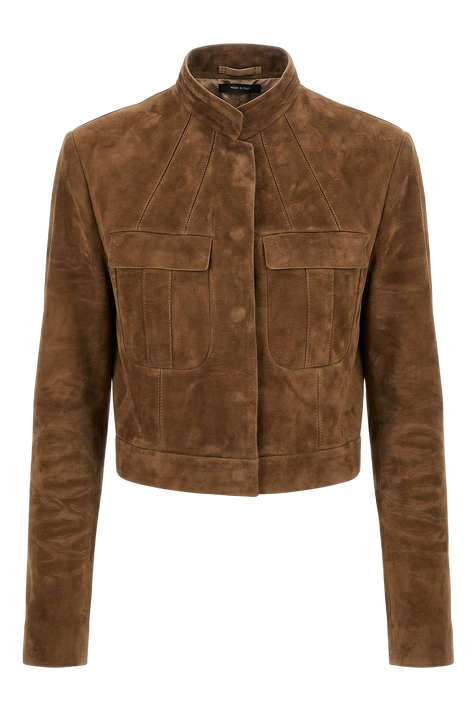 ז'קט עור קרופ