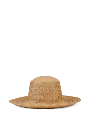 כובע קש טבעי מריפוסה מאווי רחב שוליים SAINT LAURENT