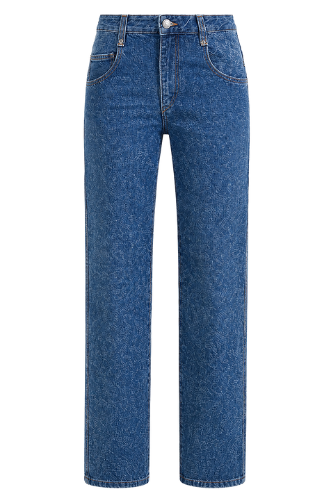 מכנסי ג'ינס בגזרה ישרה ISABEL MARANT
