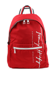Th Signature Backpack in Red Recycled Textile TOMMY HILFIGER
