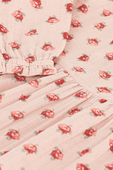 שמלה פרחונית עם שרוולים ארוכים- גילאי 3-12 חודשים PETIT BATEAU