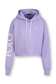 Cropped Hoodie in Purple