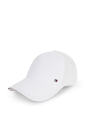 כובע בייסבול לבן עם לוגו מטאלי TOMMY HILFIGER