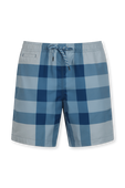 מכנסי גלישה משבצות בגווני כחול BURBERRY