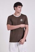 תמונת דוגמן קידמית של Fast and Free Short-Sleeve Shirt Perforated Stripe
