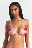 תמונת תקריב דוגמן של PLUNGE BRALETTE