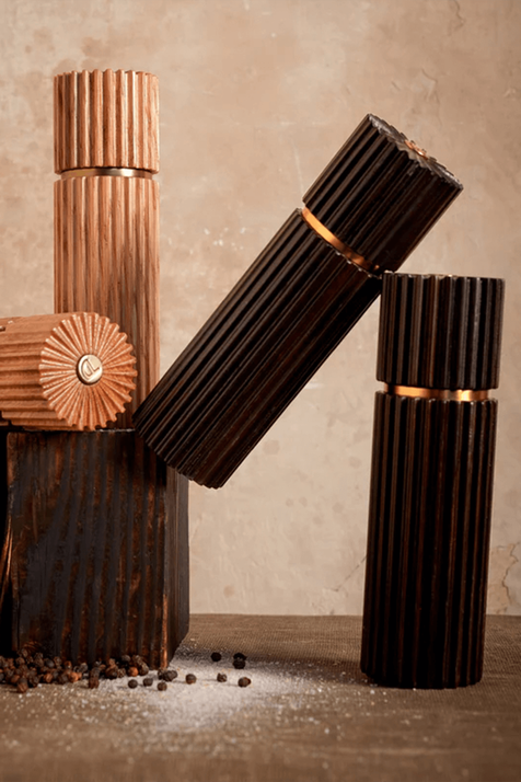 סט מלחייה ופלפליה מעץ LOBJET