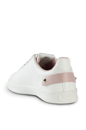 Bacnet Logo Signature Sneakers in White Leather VALENTINO GARAVANI