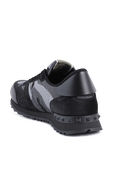 נעלי סניקרס רוק ראנר שחורות עם הדפס קמופלאז' VALENTINO GARAVANI