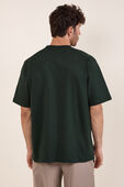 תמונת דוגמן אחורית של Heavyweight Cotton Jersey T-Shirt