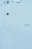 חולצת סלים פולו עם לוגו רקום BOSS