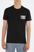 תמונת דוגמן קידמית של Script Logo T-Shirt in Black