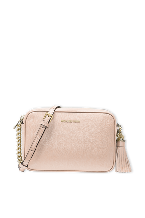 MD Ginny Leather Crossbody in Soft Pink MICHAEL KORS
