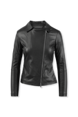 תמונה קידמית של Black Leather Jacket