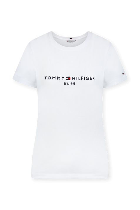 חולצת טי עם לוגו רקום TOMMY HILFIGER