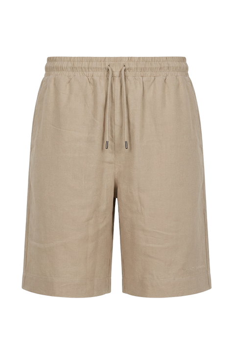 מכנסי ברמודה פשתן EMPORIO ARMANI