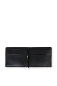 תמונת פנים של Wallet Grained Leather Black