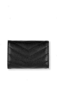 תמונה אחורית של Monogram Wallet in Black Grain Leather