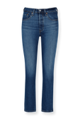 תמונה קידמית של 501 Original Cropped Jeans in Dark Wash
