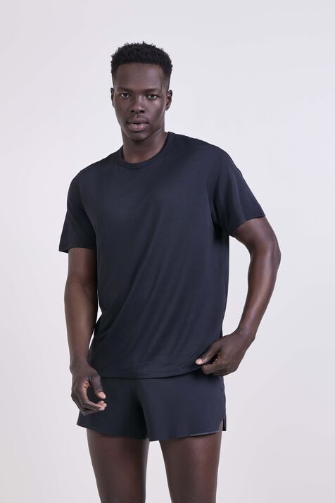 Men's Fast and Free Short-Sleeve Shirt Perforated Stripe LULULEMON