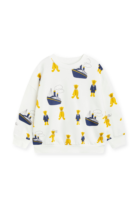 סווטשירט עם הדפס- גילאי 1-12 חודשים MINI RODINI