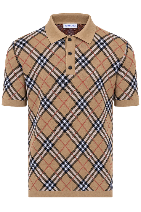 חולצת פולו סריג BURBERRY