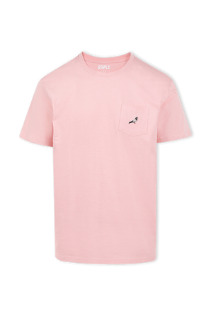 Pigeon Whashed Pocked Tee in Pink STAPLE