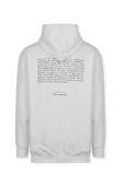 תמונה אחורית של Basketball 98' Hooded Sweatshirt in White