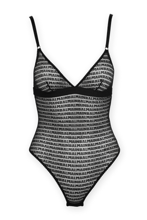 Baby doll Bodysuit in Black BALMAIN