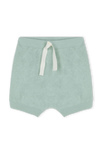גילאי 18-36 חודשים מכנסיים קצרים ירוקים עם כיס אחורי PETIT BATEAU